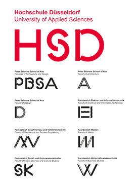 Logos of University of Applied Sciences Duesseldorf